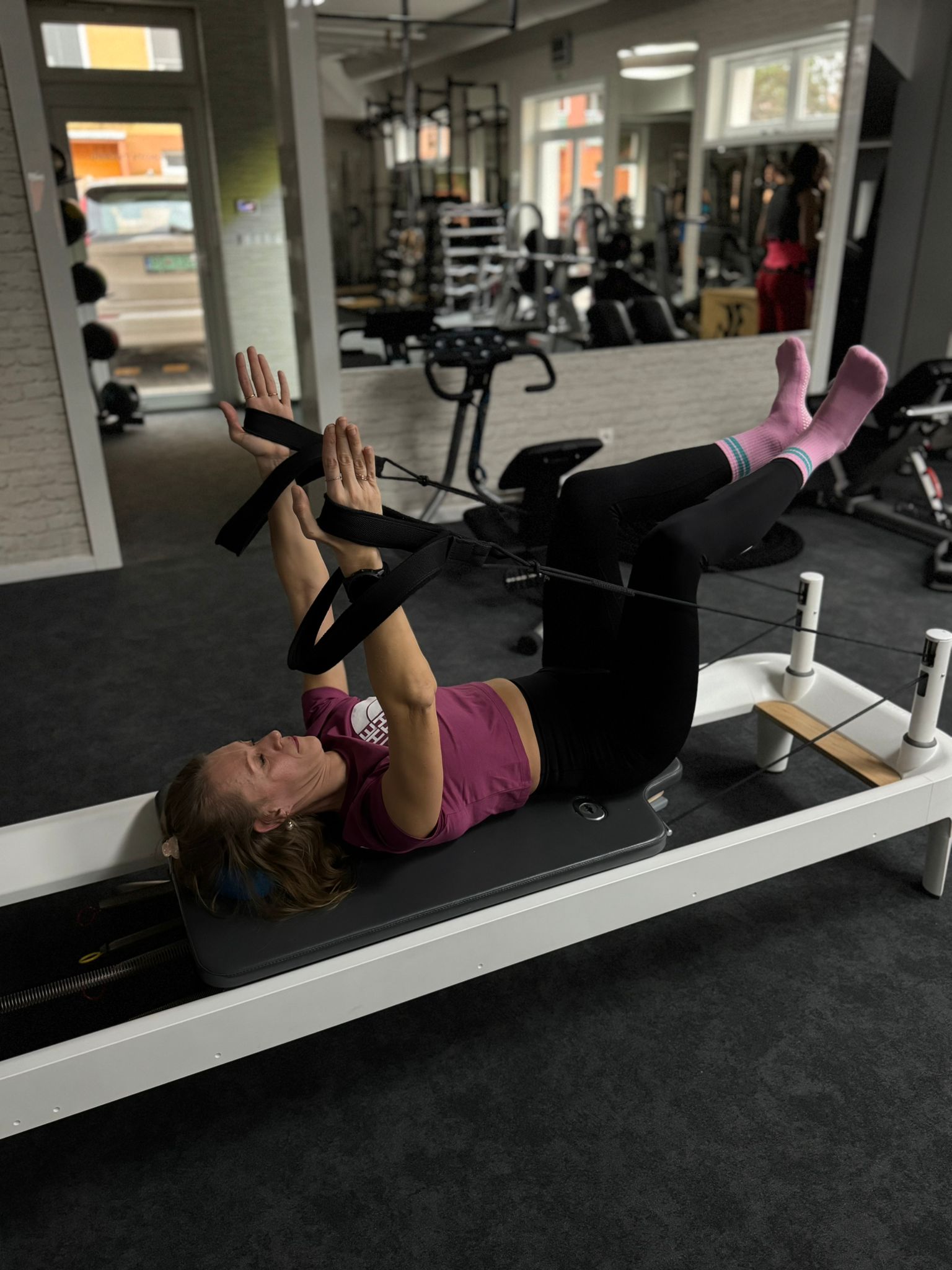 Pilates na reformeri - kontrola pohybu